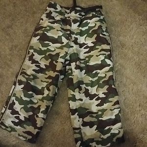 Camo wind pants
